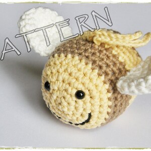 Crochet toy patterns hedgehog, bee and flower toys written in US English image 7