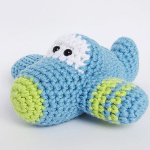 Crochet patterns amigurumi vehicles stuffed toys car, airplane, tractor and helicopter pdf tutorials in US English image 3