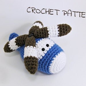 Amigurumi helicopter stuffed toy crochet pattern pdf tutorial US English
