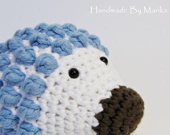 No sew amigurumi toy hedgehog crochet pattern English and Dutch pdf