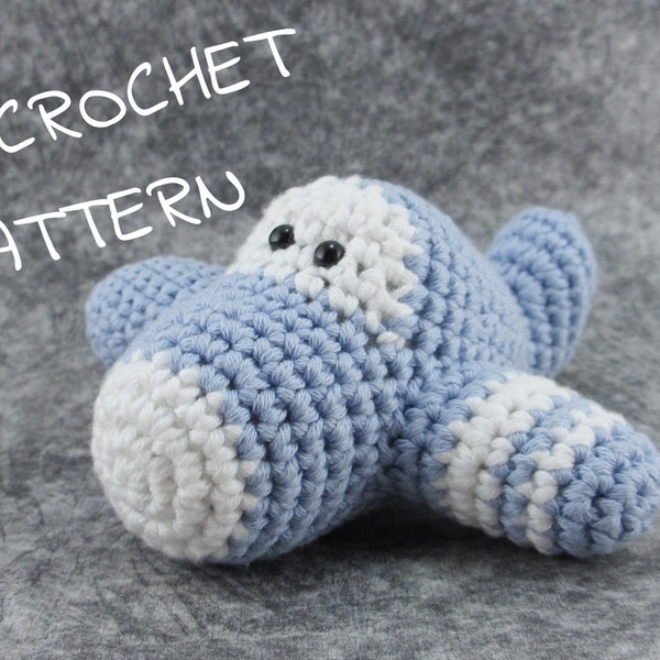 Amigurumi Plane stuffed toy crochet pattern pdf tutorial English, Dutch, Danish
