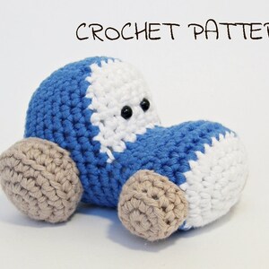 Amigurumi tractor stuffed toy crochet pattern pdf tutorial in US English