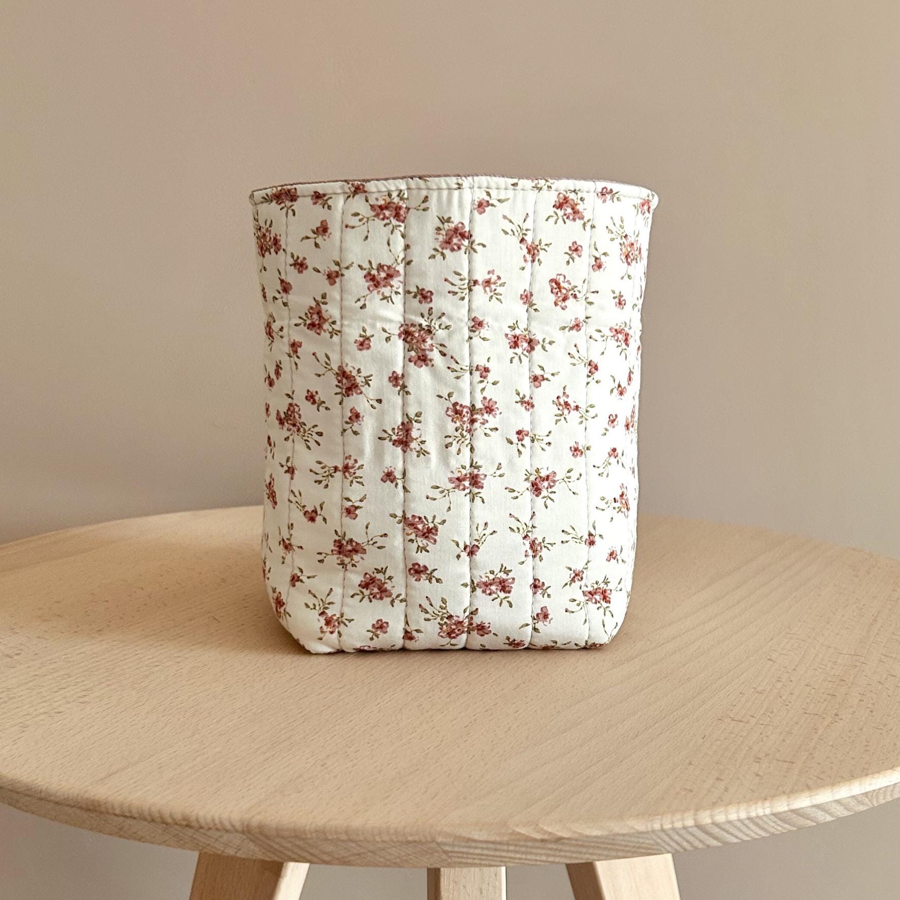 Fabric Basket PDF Sewing Pattern: Standard & Quilted, Reversible Basket ...