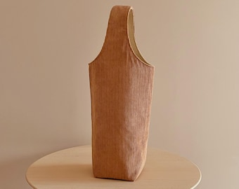Bottle Bag PDF Sewing Pattern: for Water, Wine, Champagne, 5 Sizes, for Beginner