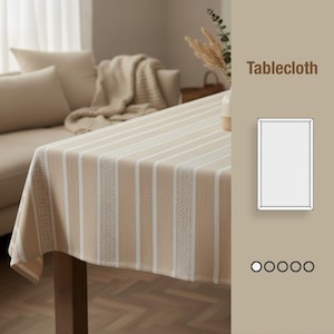 Tablecloth Sewing Pattern: Kitchen Decor, Home Decor, 10 Sizes, Illustrated Instruction, Instant Download