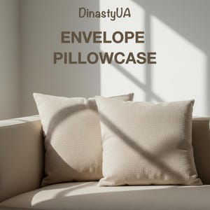 Envelope Pillowcase Sewing Pattern: 10 Sizes, 2 Method, Illustrated Instruction, Beginner-Friendly, Home Decor