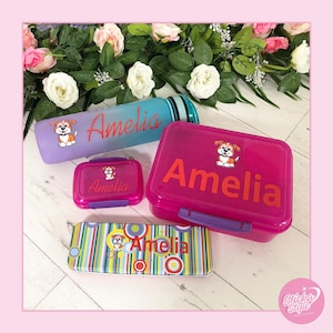BACK TO SCHOOL - Personalised Decal Vinyl Name & Clipart Stickers