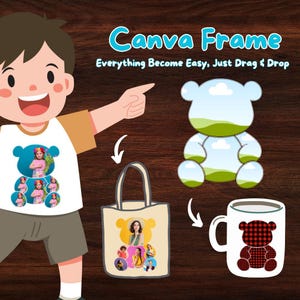 Bear Canva Frame