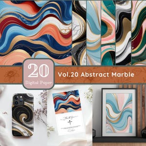 Abstract Marble Glitter Digital Paper Vol 2, Digital Download, Instant Download, Abstract Gold Glitter Background, Commercial Use