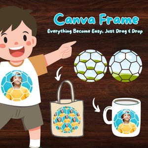 Football Canva Frame