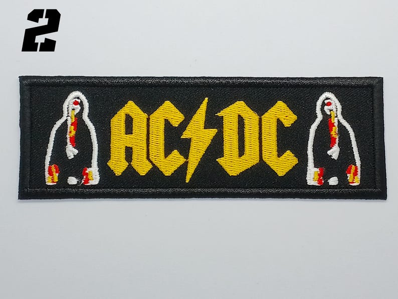 Acdc'set 1',embroidered Patch,heavymetalpatches,hardrockpatches ...