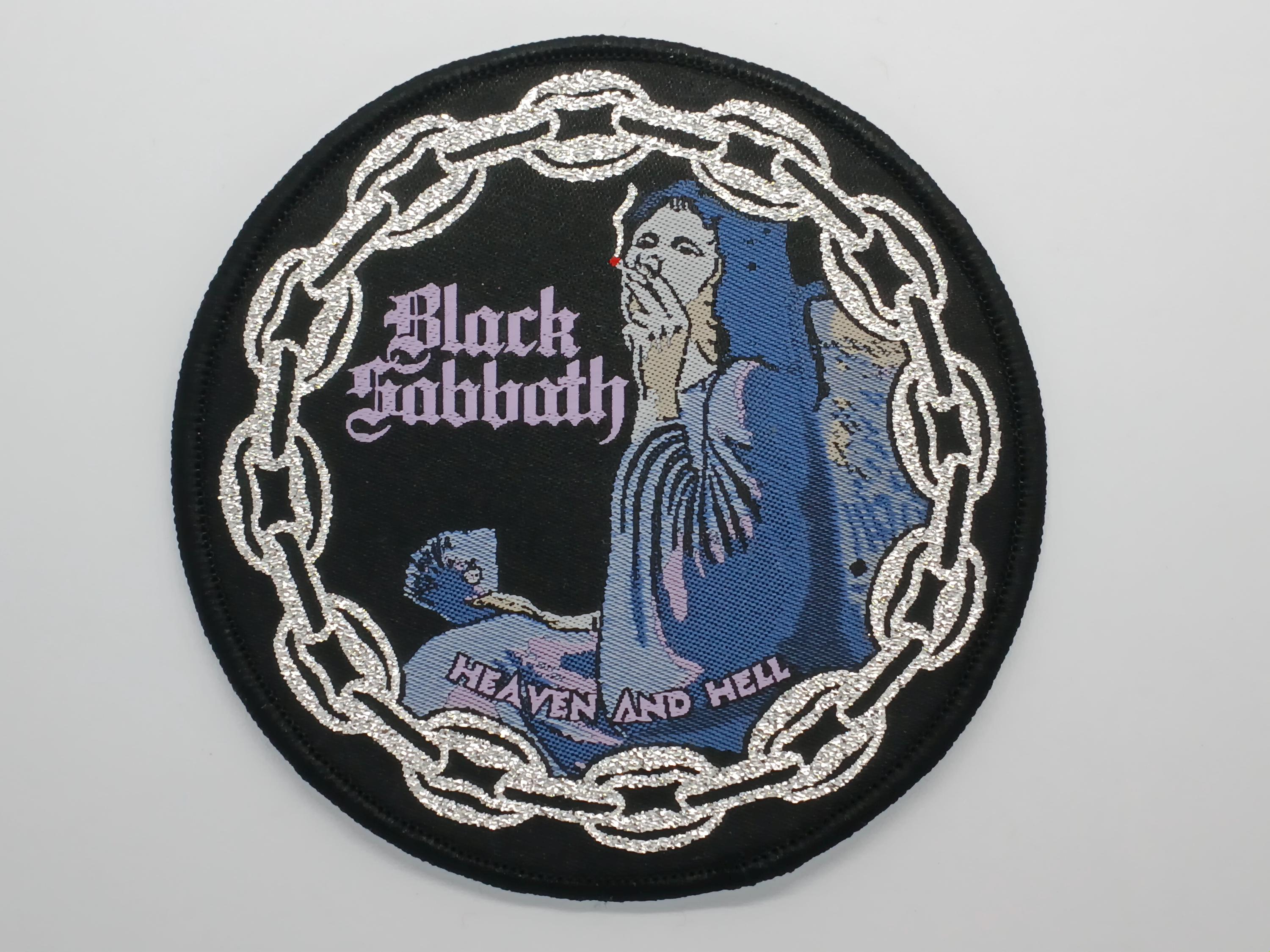 BLACK SABBATH - Heaven and Hell - Woven Patch Battle Vest Sew-on, Heavy ...