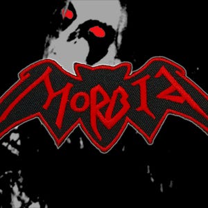 MORBID&#39;Logo&#39;Embroidered Patches,Black Metal patches,Metal patches,Battle Jacket,