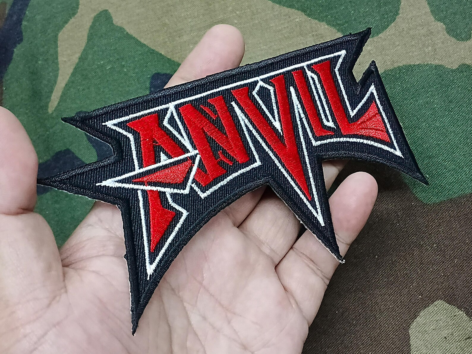 Anvil 'band's Logo' Embroidered Patch,heavyspeedmetalpatches ...