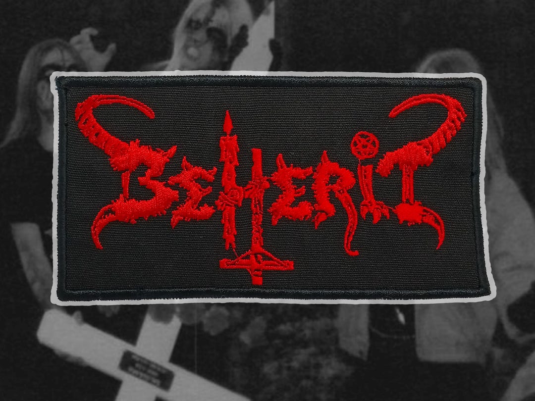 Beherit/embroidered Patches/blackmetalpatches/applique/sew-on ...