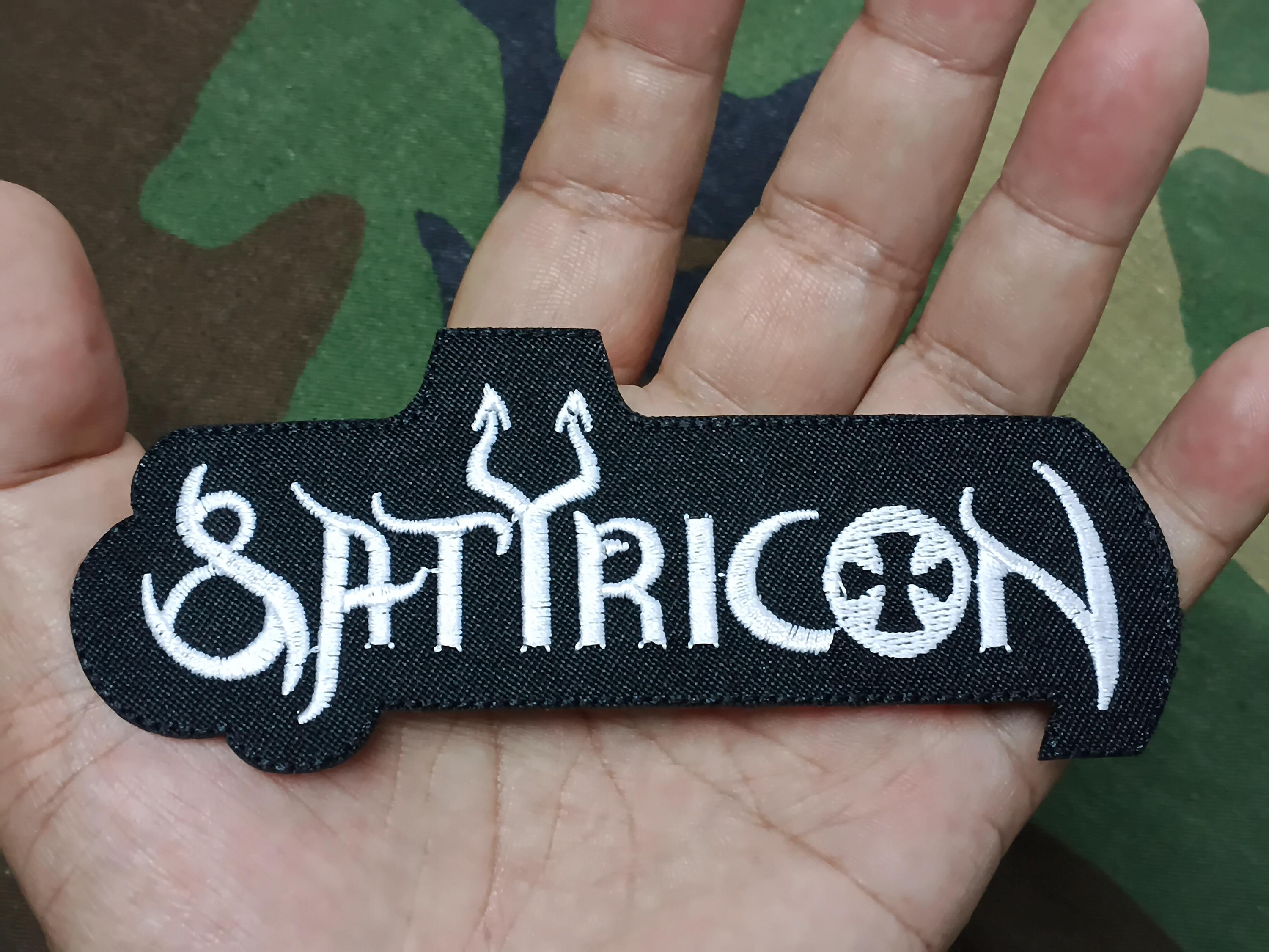 Satyricon'logo',embroidered Patches,blackmetalpatches,rockbandpatches ...