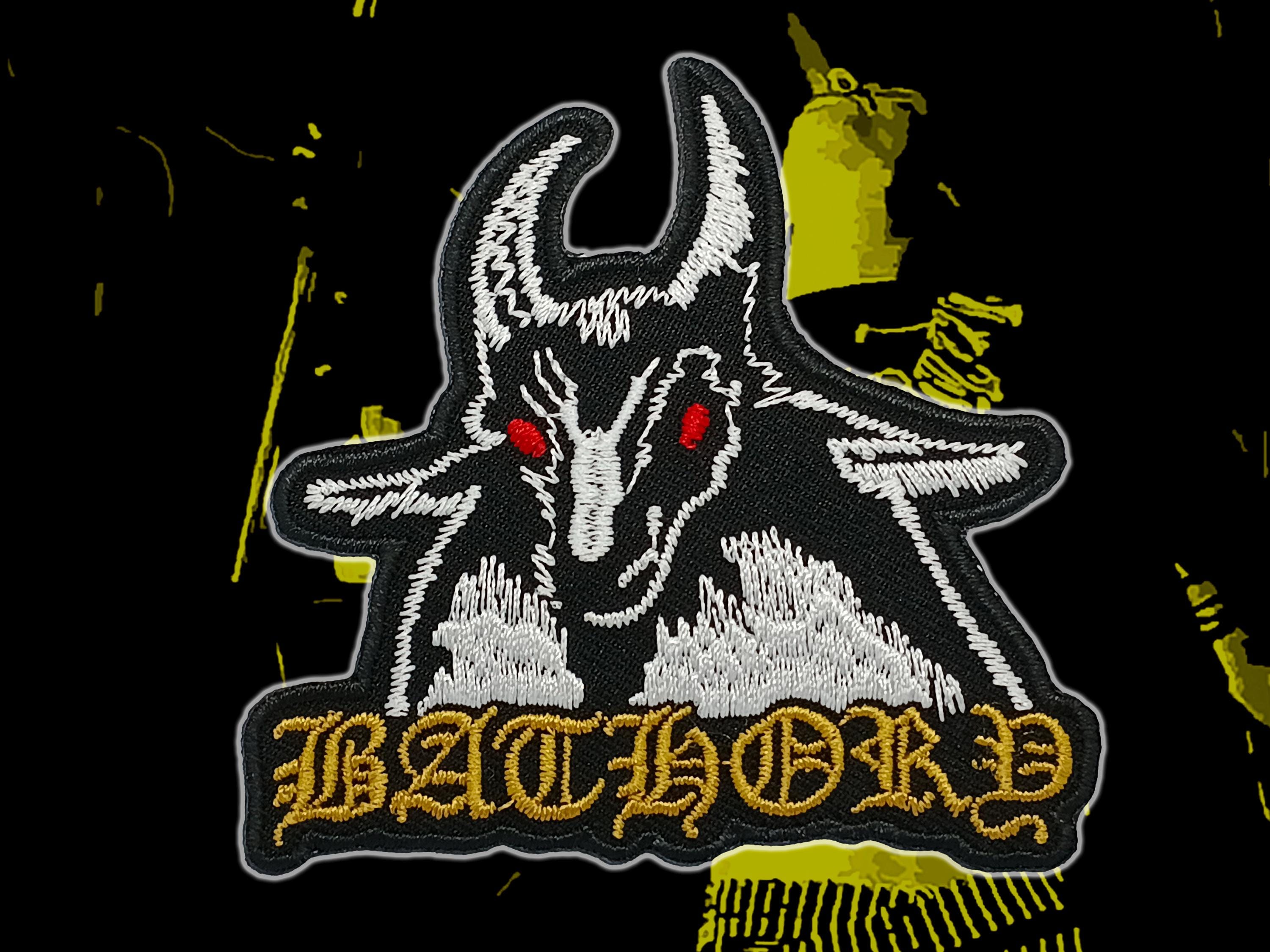 Bathory 'goat' Embroidered Patch: Black Metal Battle Jacket - Etsy