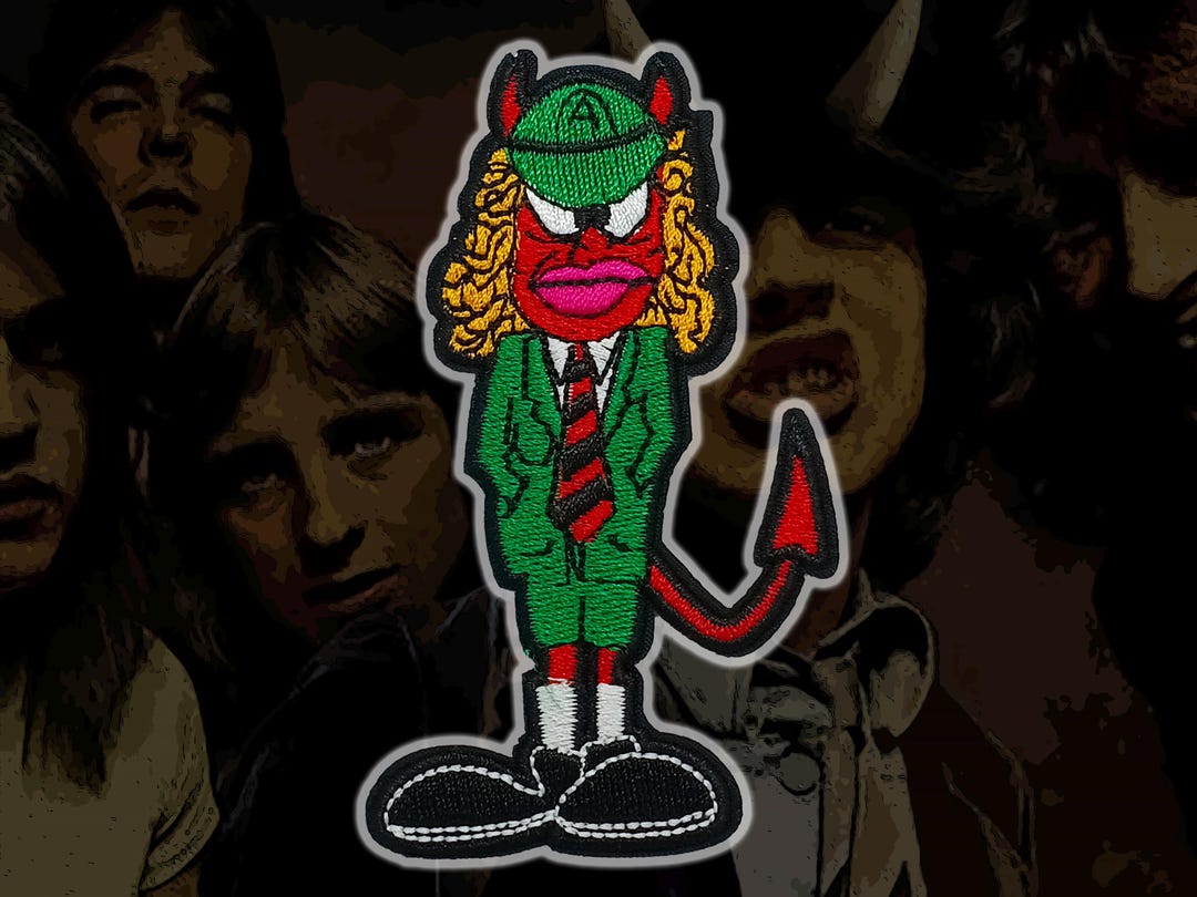 Ac/dc'angus Devil'embroidered Patch,heavymetal,rockbandpatches ...