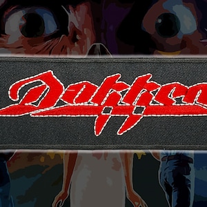 DOKKEN&#39;Logo&#39;Embroidered Patches,Heavy Metal patches,Metal patches,Rock band patches,Battle Jacket,