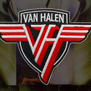 Van Halen Logo Embroidered Patch: Heavy Metal Rock Band
