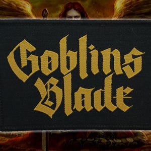 Goblins Blade Aufnäher,HeavyMetalBandpatches,BattleJacket, Rockbandpatches, Aufnäher,