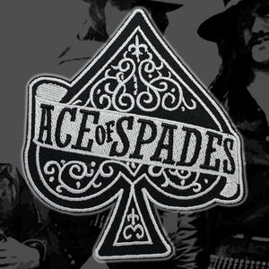 MOTORHEAD&#39;Ace of Spades&#39;Embroidered Patches,Heavy Metal patches,Rock band patches,Battle Jacket,