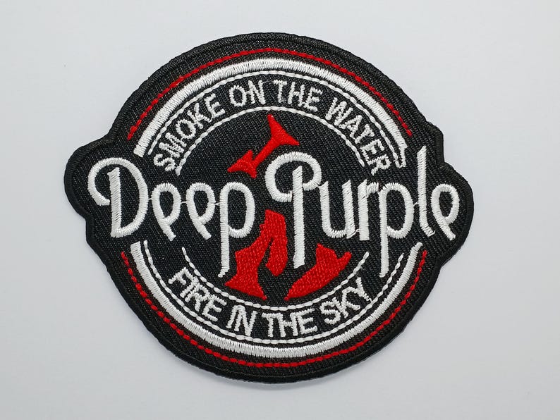 Deep Purple 'smoke on the Water' Embroidered Patch,heavymetalpatches ...