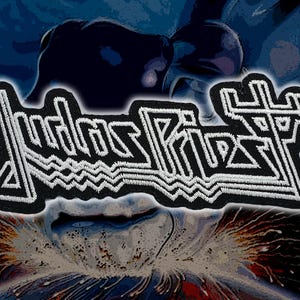 JUDAS PRIEST&#39;Logo&#39;Embroidered Patches,Heavy Metal patches,Old school Metal,Battle Jacket,