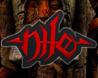 NILE/Embroidered Iron on Patch/Battle vest appliques sew-on/Death Metal badge/