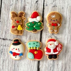 Mini Christmas Cookies 1/3 scale to fit 14.5 18 inch doll-Cookies for Santa,food,kitchen accessory elf props image 3