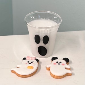 Mini Halloween Cookies and Milk for 14”- 18" doll, 1/3 scale
