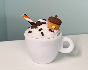 Fall Hot Chocolate for 15- 18 inch dolls- 1/3 scale doll drink