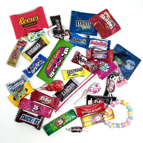 Mini Fun Size Halloween Trick or Treat Candy 1 3 Scale for 14.5 18 Dolls see Photos for Size Etsy