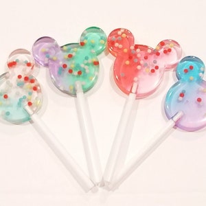 Pretend Lollipop for 1:3 scale 18 inch dolls-assorted colors- mouse head sucker