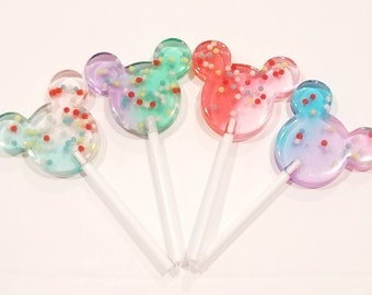 Pretend Lollipop for 1:3 scale 18 inch dolls-assorted colors- mouse head sucker