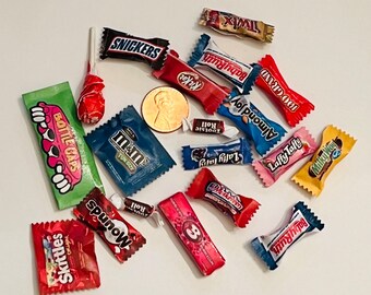 Mini Halloween Trick or Treat Candy - 1/3 scale for 14.5- 18" dolls