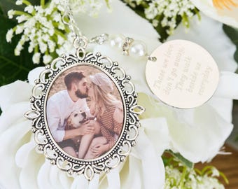 Custom Bridal Bouquet Charm,Wedding Bouquet Photo Charm,Photo Charm for Bridal Memorial Bouquet,Wedding Memorial Charm,Gift For Bride