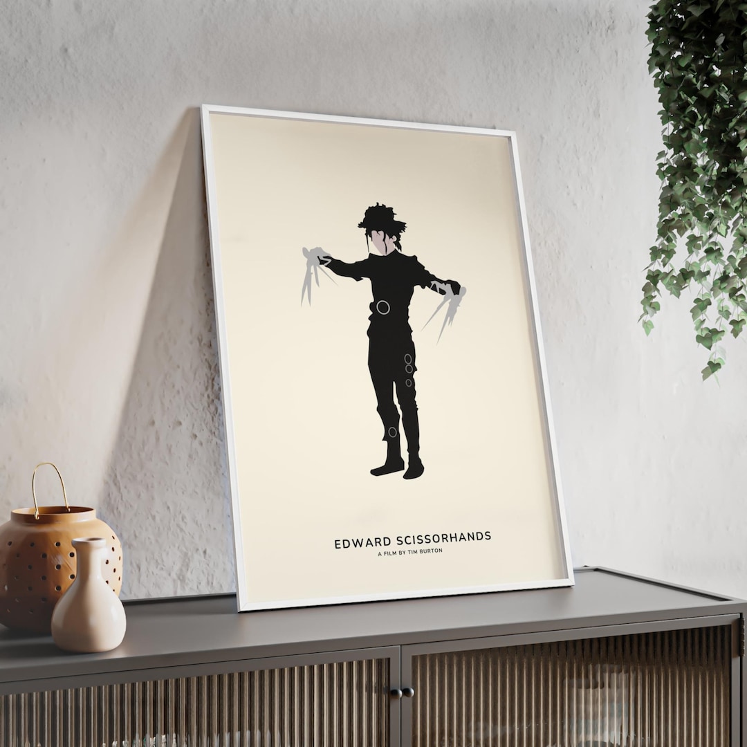 Edward Scissorhands Movie Poster / Movie Wall Art / Movie Poster Tim ...