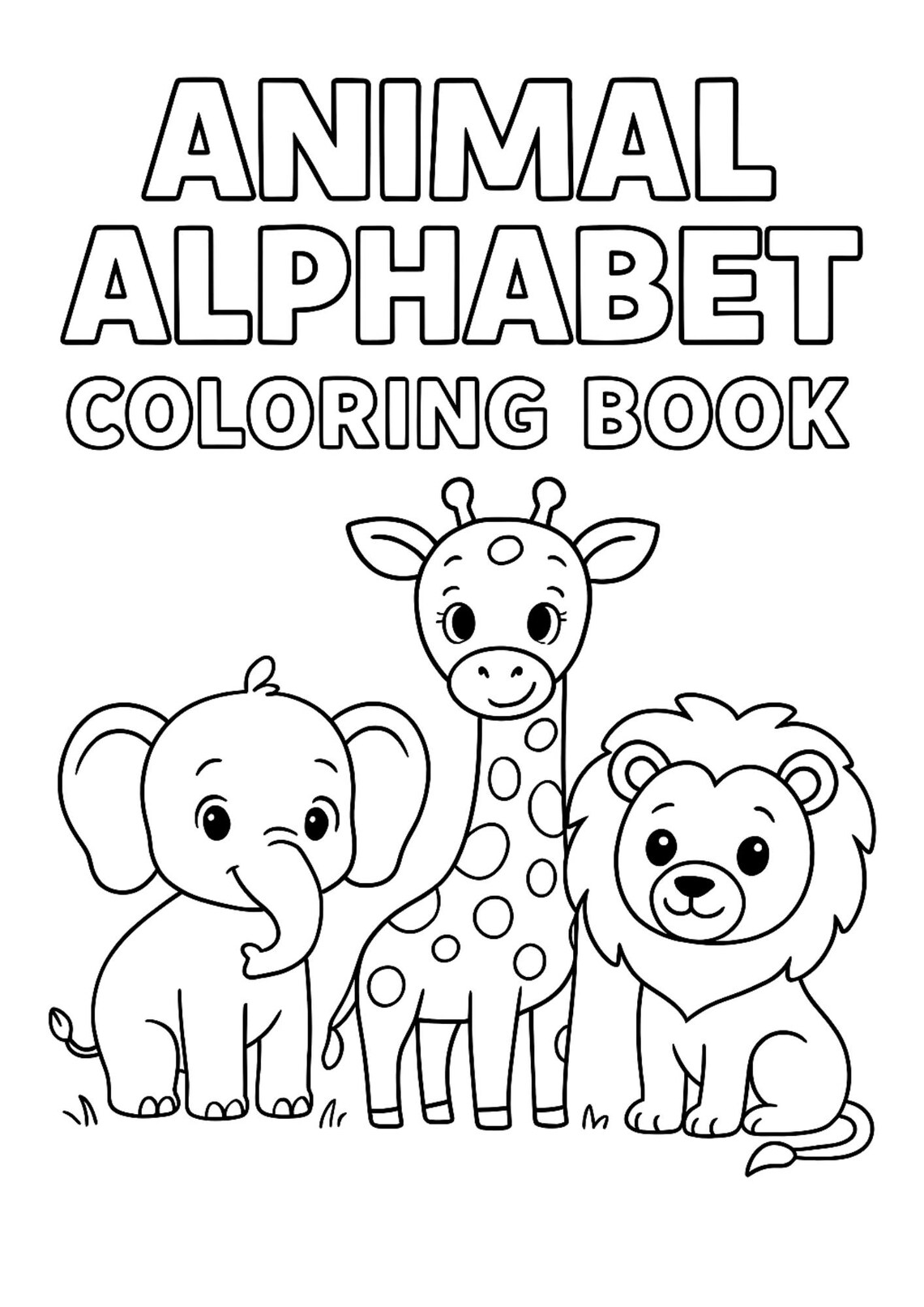 ABC Animals Coloring Book for Kids | Printable Alphabet Coloring Pages ...
