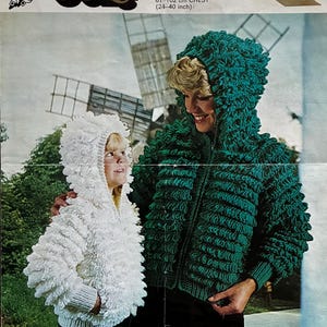 King Cole kc359, Strickmuster, Strickjacke mit langem Faden, PDF NUR