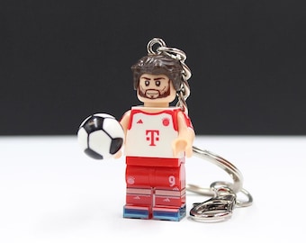 Custom Action figure Keychain Soccer Player Harry Kane Keyring Collectible Keyring