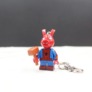 Custom Action figure Keychain | Superhero Keyring | Legendary Comic Inspired Toy Keychain | Geek Gift | Collectible Keyring