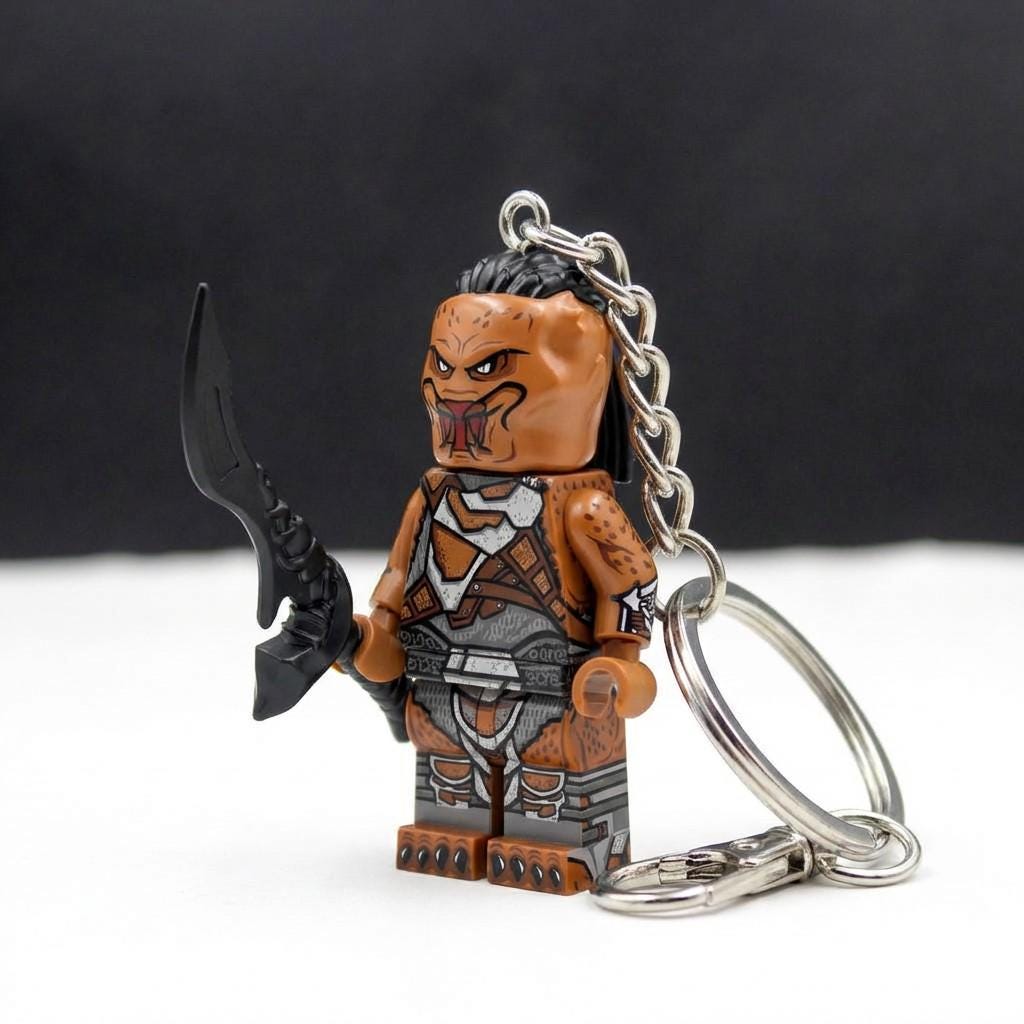 Custom Action Figure Keychain Predator Movie Inspired Toy Keychain ...