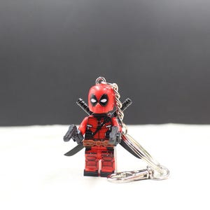 Custom Action figure Keychain | Superhero Keyring | Legendary Comic Inspired Toy Keychain | Geek Gift | Collectible Mini Figure Keyring