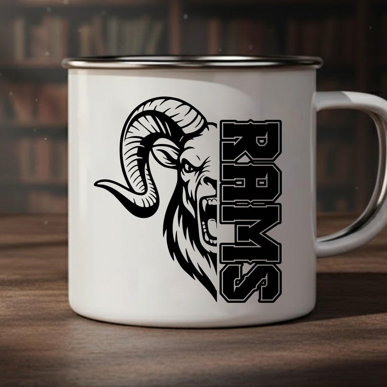 Rams Mascot (svg, Png, Pdf, Dxf), Team Logo - Etsy Australia