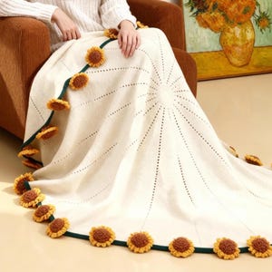 Flower throw blanket - Etsy 日本