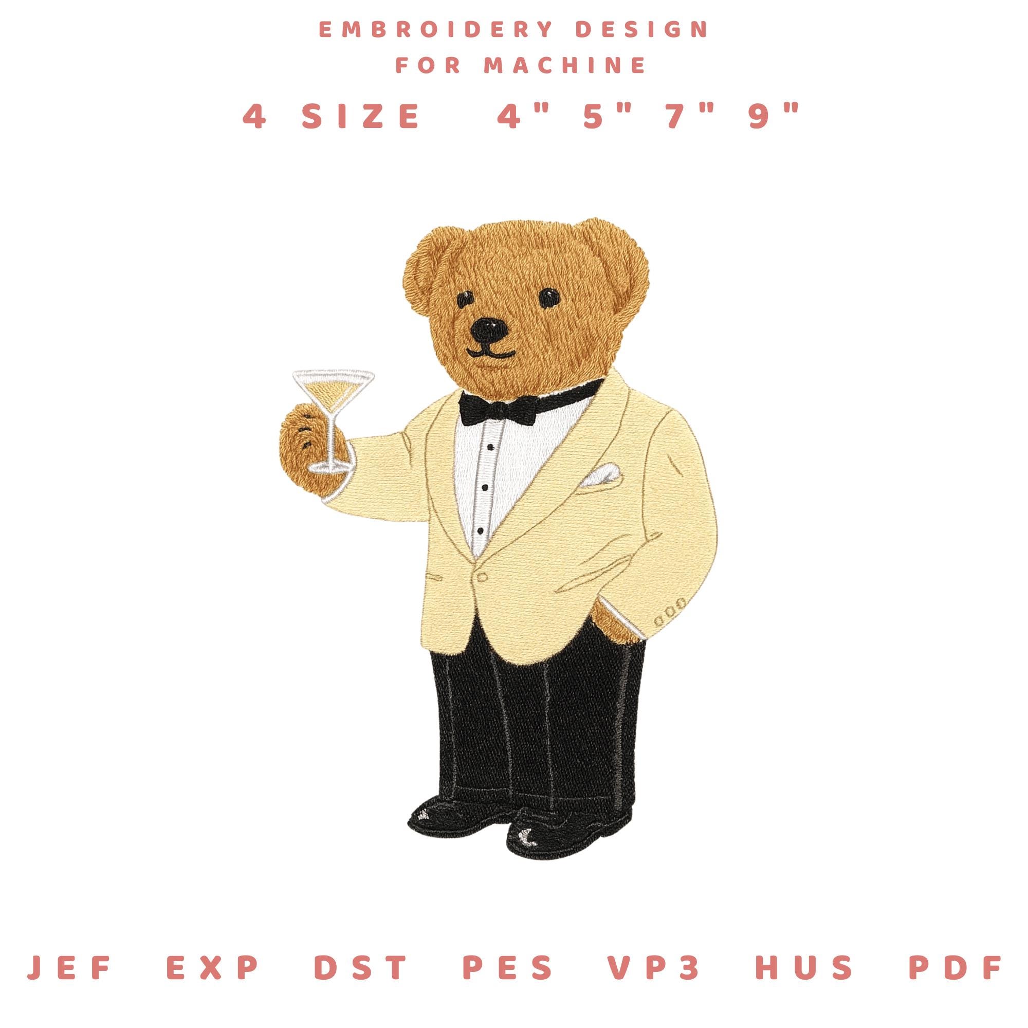 Ralph lauren bear embroidery design - Etsy 日本