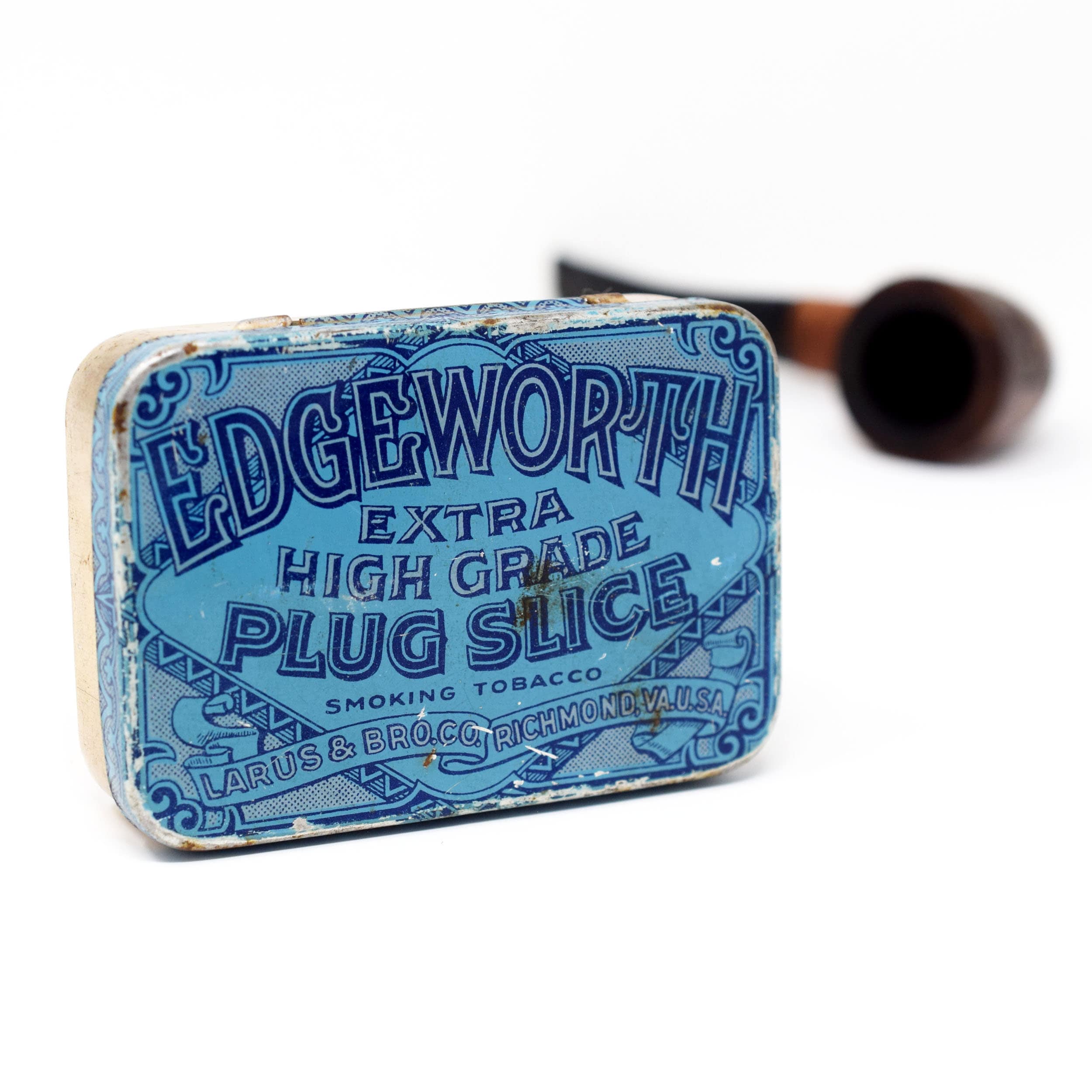 Edgeworth Extra High Grade Plug Slice Tin - Etsy