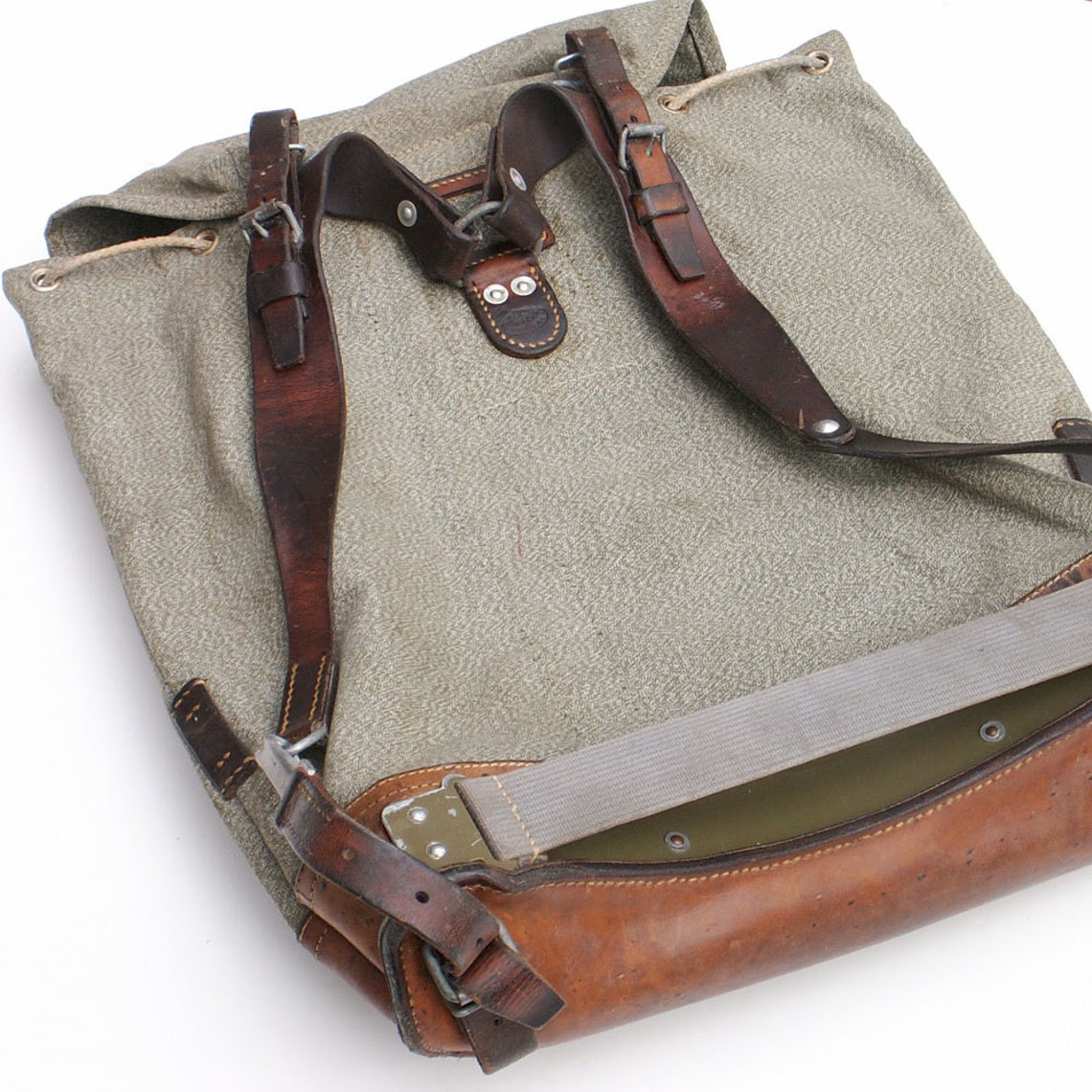 Vintage Backpack Swiss Army Military Rucksack 1963 Etsy