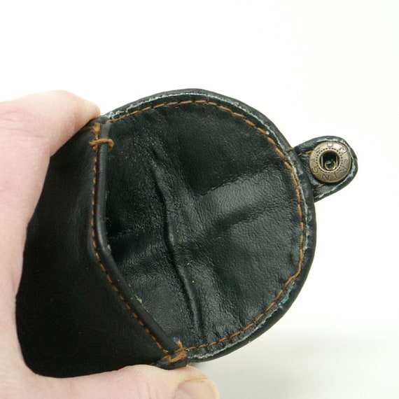 小物 Hender Scheme top lift coin purse Vintage Coin Purse Tooled Leather Change Holder Pouch Stash